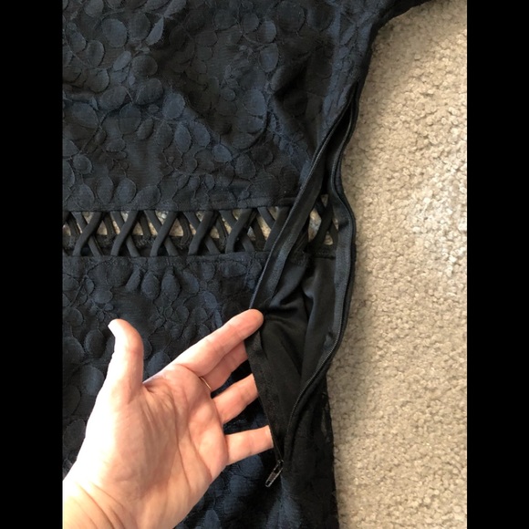 City Studio Lace Dress Sz 7  Holiday Party Sexy Vintage - Picture 6 of 10